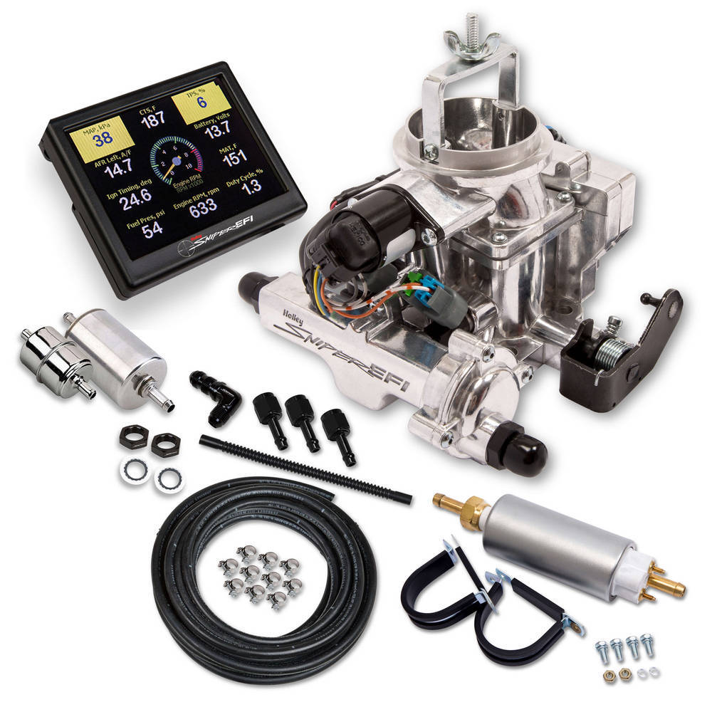 Holley EFI 550-858K Sniper EFI Self-Tuning Master Kit Holley EFI 550-858K