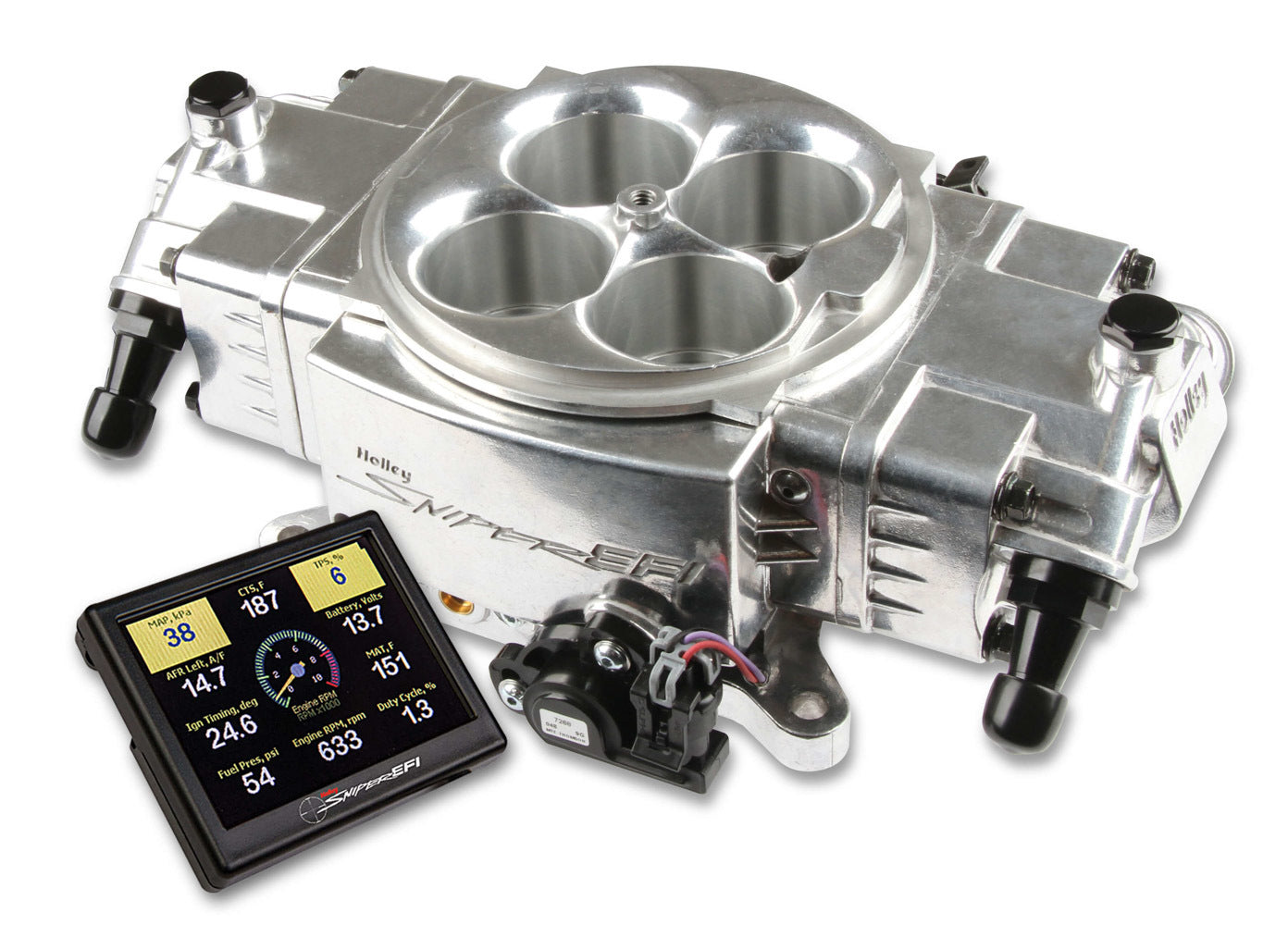 Holley EFI 550-876 Syper Sniper Stealth EFI 4150 - w/8-Injectors Holley EFI 550-876