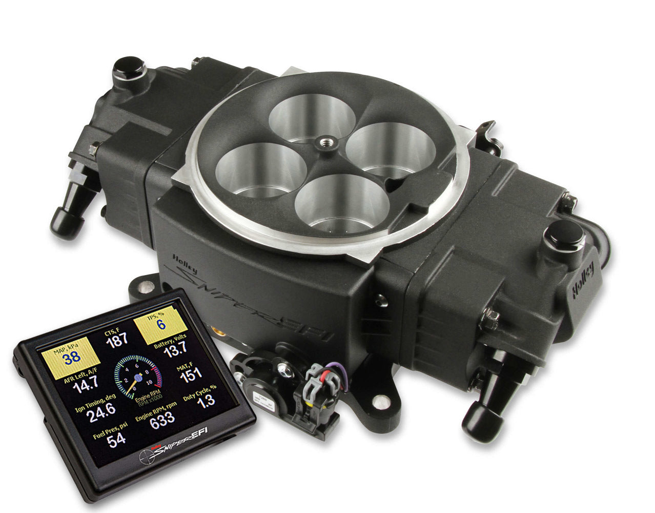 Holley EFI 550-877 4150 Super Sniper Stealth Holley EFI 550-877