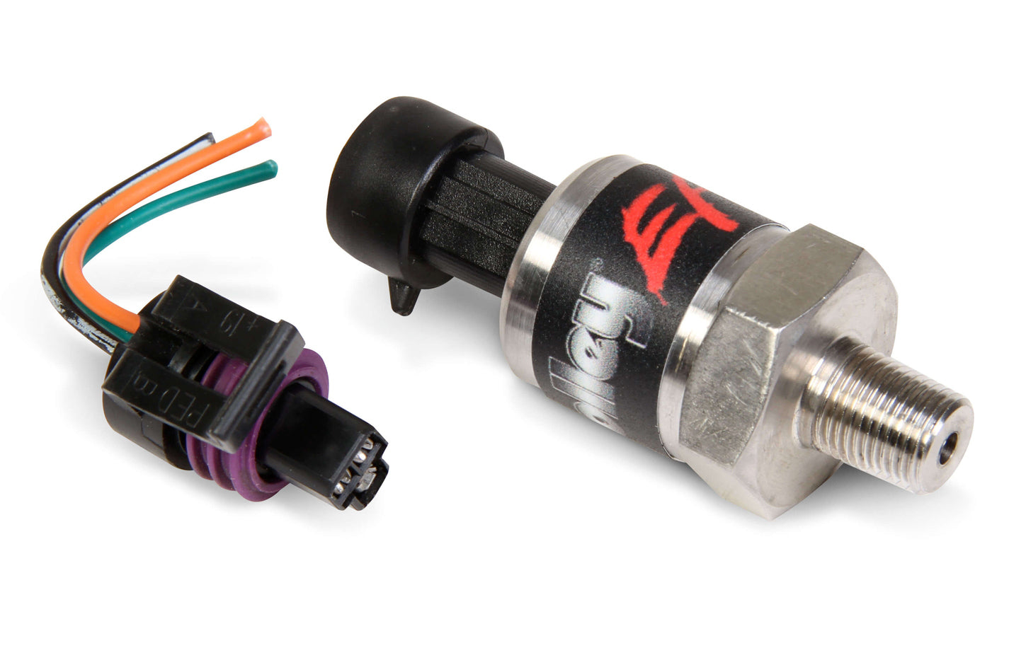Holley EFI 554-104 Fuel Pressure Sensor; 0-1600 psi.; For Use w/Holley HP And Dominator Systems; Holley EFI 554-104