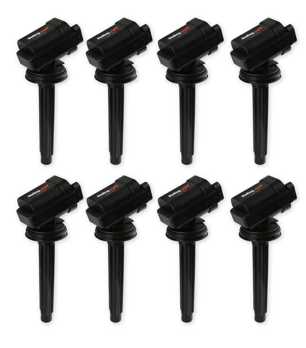 Holley EFI 556-161 Smart Coil - Ford Coyote 8pk - Black Holley EFI 556-161