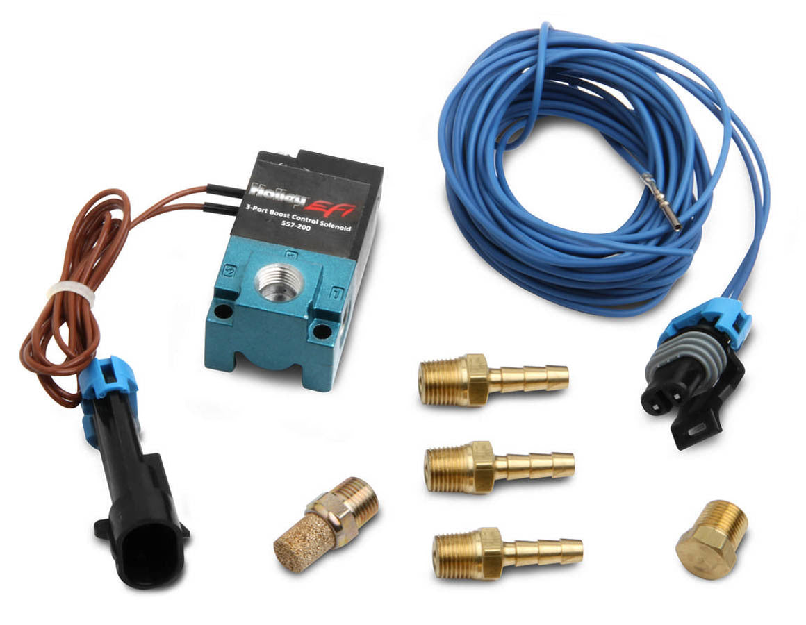Holley EFI 557-200 Boost Control Solenoid; 3 Port Boost Control Solenoid Valve; Holley EFI 557-200