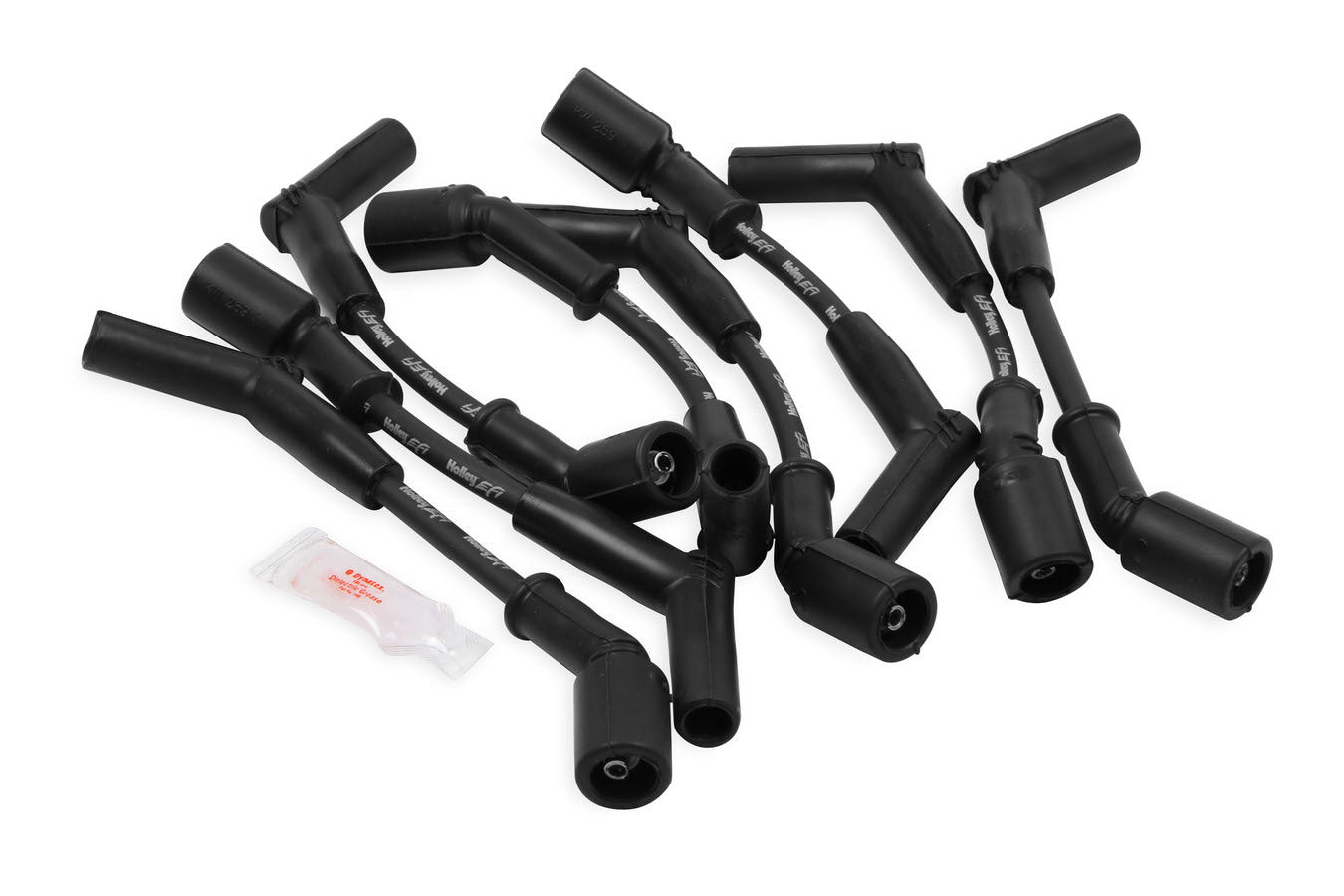 Holley EFI 561-100 LS 6.2L Spark Plug Wire Set 45-Deg Black Holley EFI 561-100