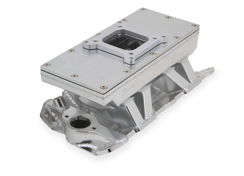 Holley 825121 SBC Sniper SM Fabricated Intake Manifold - Carb Holley 825121