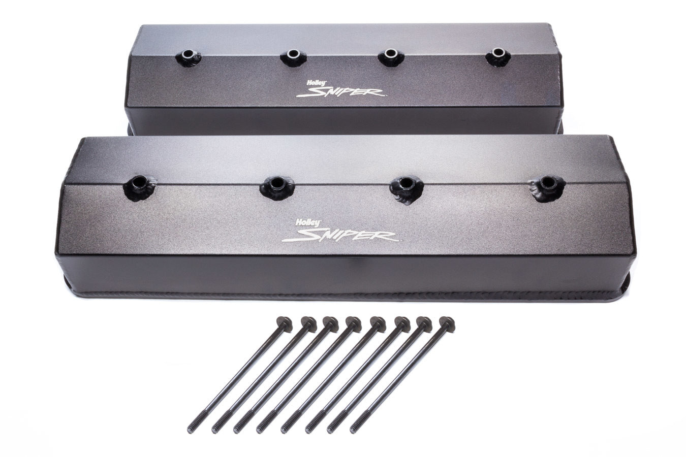 Holley 890009B Sniper Fabricated Valve Covers  SBC Tall 87-97 Holley 890009B
