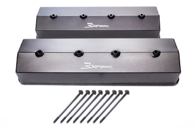 Holley 890009B Sniper Fabricated Valve Covers  SBC Tall 87-97 Holley 890009B