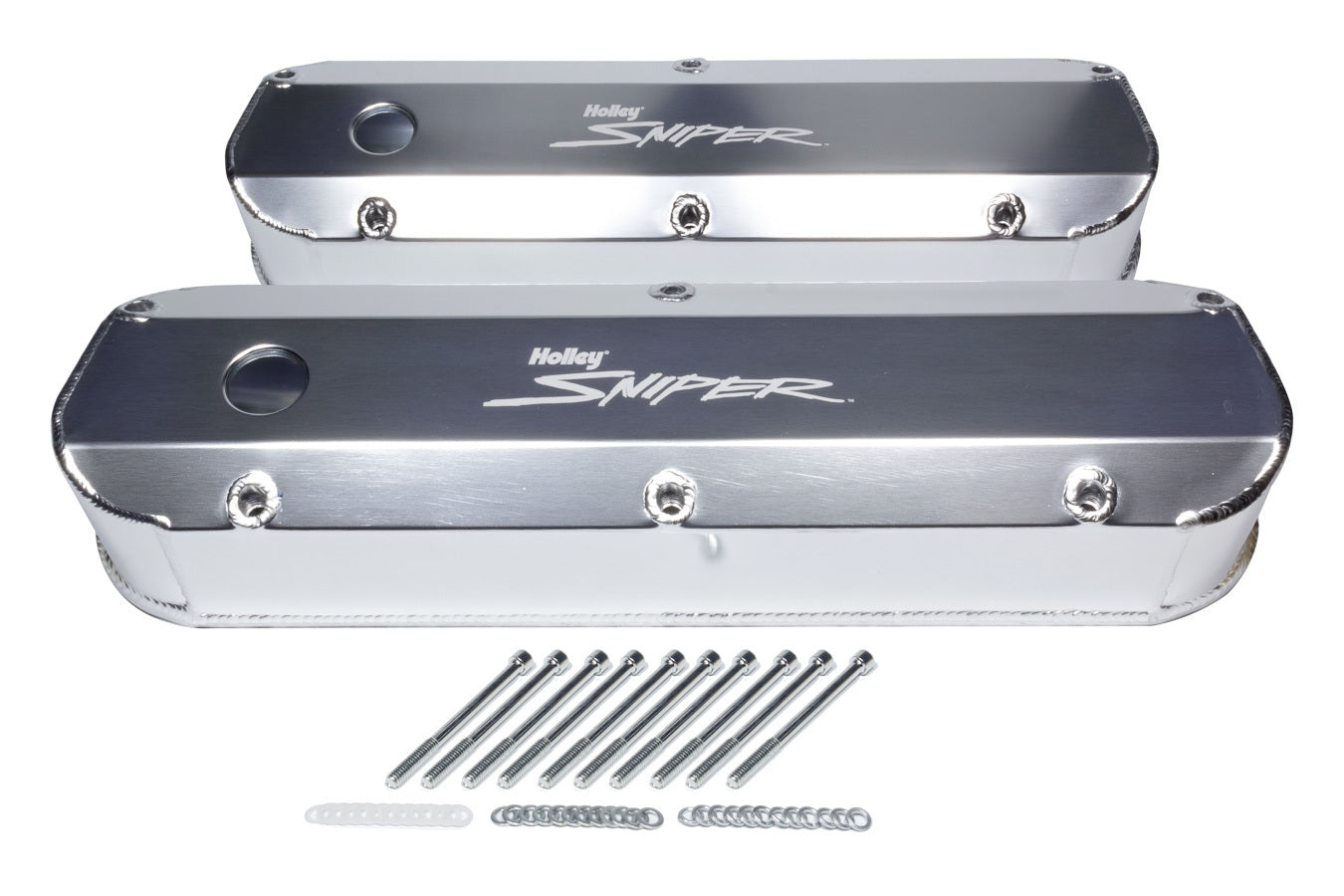 Holley 890012 Sniper Fabricated Valve Covers  SBF Tall Holley 890012