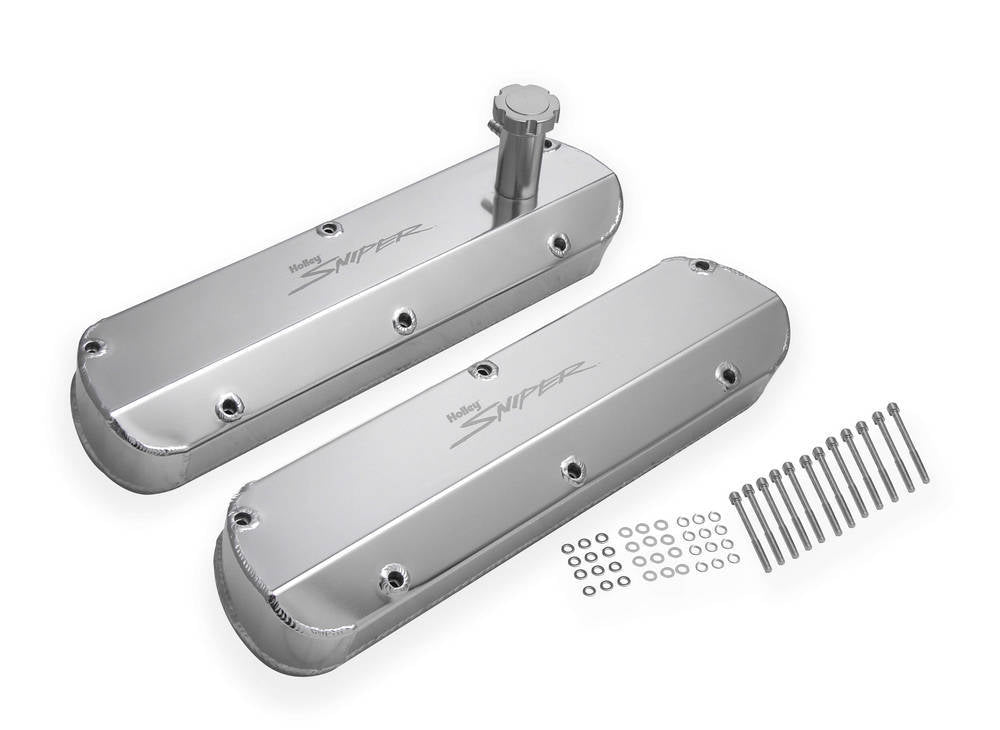 Holley 890013 Sniper Fabricated Valve Covers  SBF Tall Holley 890013