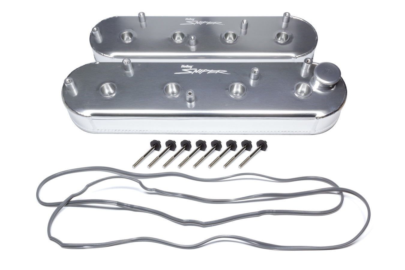 Holley 890014 Sniper Fabricated Valve Covers  SGM LS Tall Holley 890014