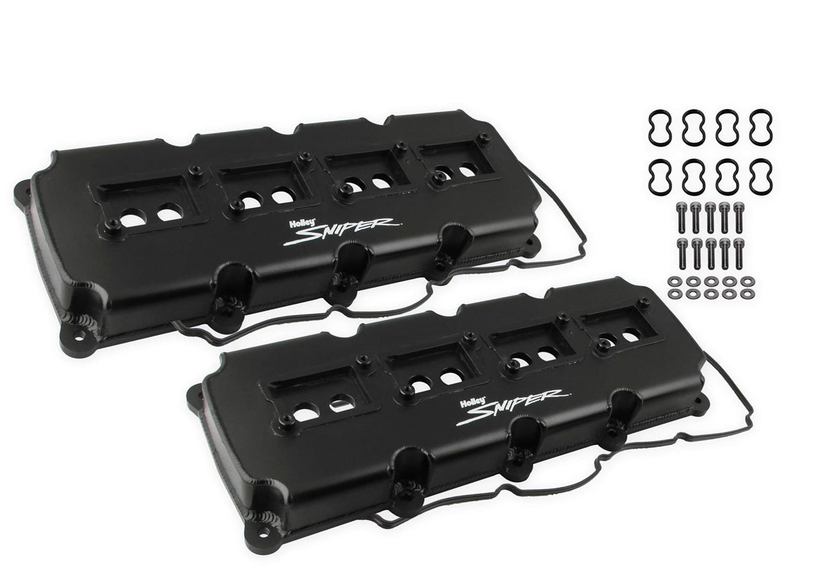 Holley 890015B Sniper Fabricated Valve Covers Mopar Gen 3 Hemi Holley 890015B