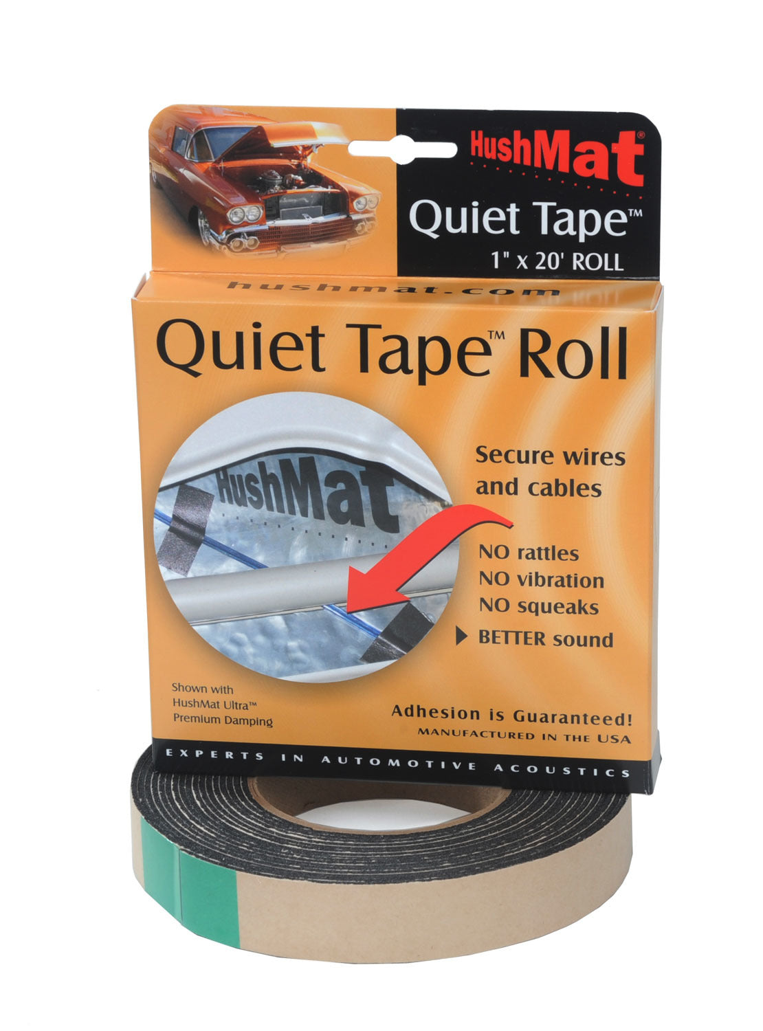 Hushmat 30300 Quiet Tape Shop Roll 1in x 20ft Hushmat 30300