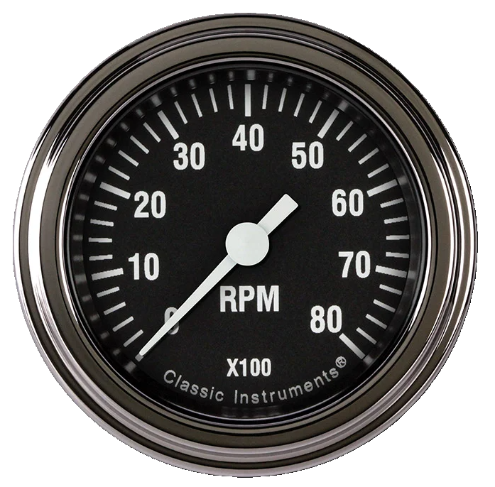 Classic Instruments HR183SLF Hot Rod 2 1/8" Tachometer Classic Instruments HR183SLF