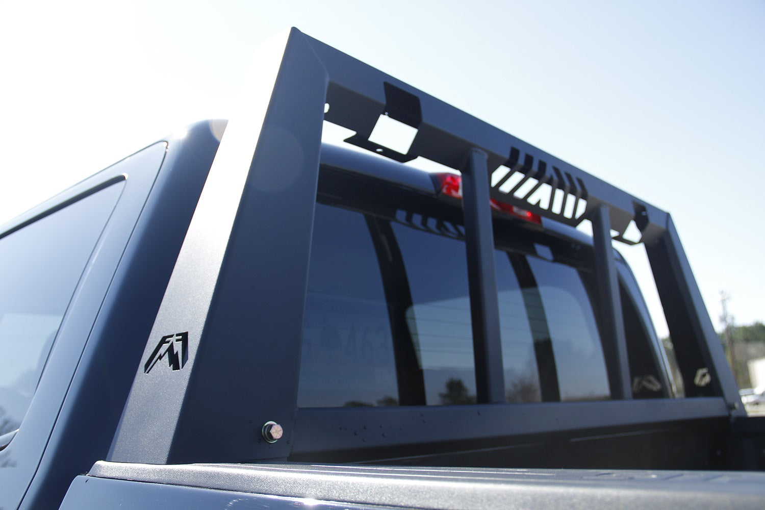 Fab Fours HR2000-1 Headache Rack; 2 Stage Black Powder Coated; Fab Fours HR2000-1