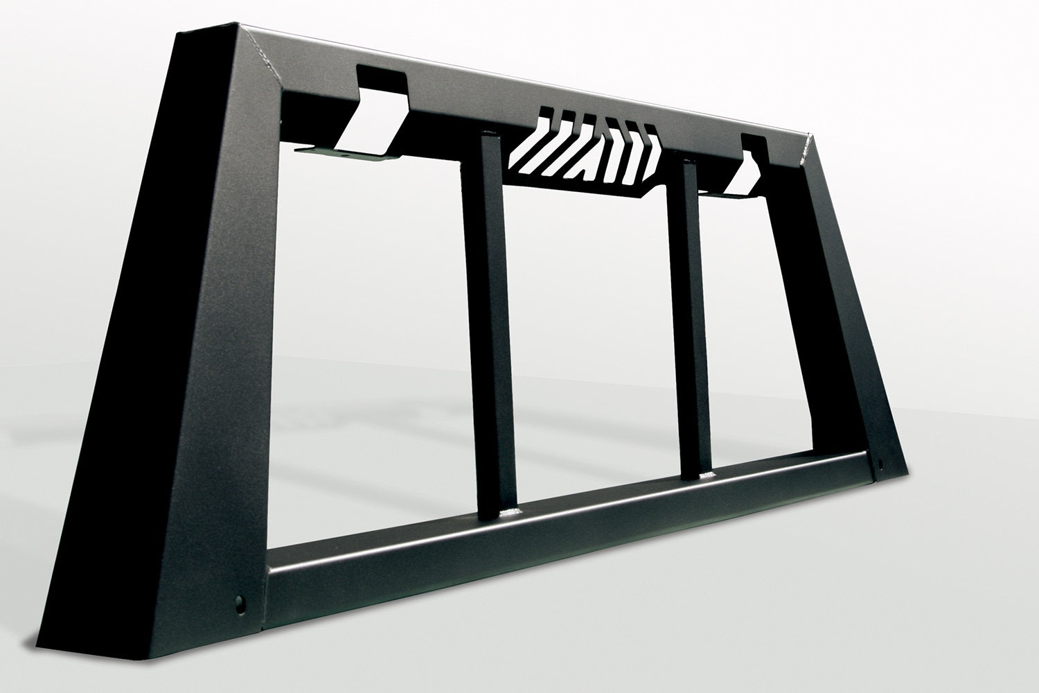 Fab Fours HR2001-1 Headache Rack; 2 Stage Black Powder Coated; Fab Fours HR2001-1