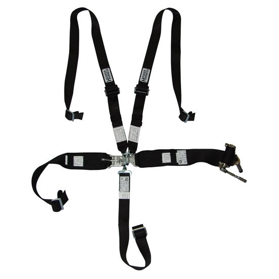 Hooker Harness 53100 5-pt Harness System Hans LL USD Rachet Adj Blk Hooker Harness 53100