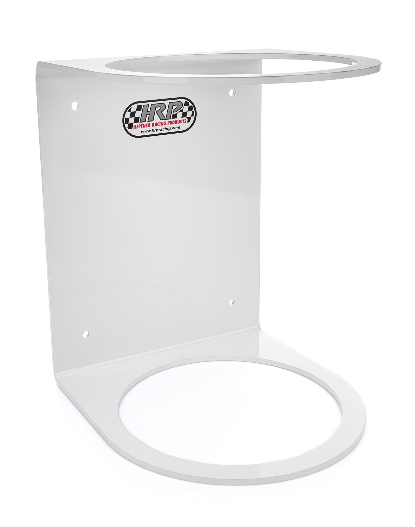 Hepner Racing Products HRP6059-WHT Nitro Bottle Holder 7in Wht -.187 5052 Alum Hepner Racing Products HRP6059-WHT