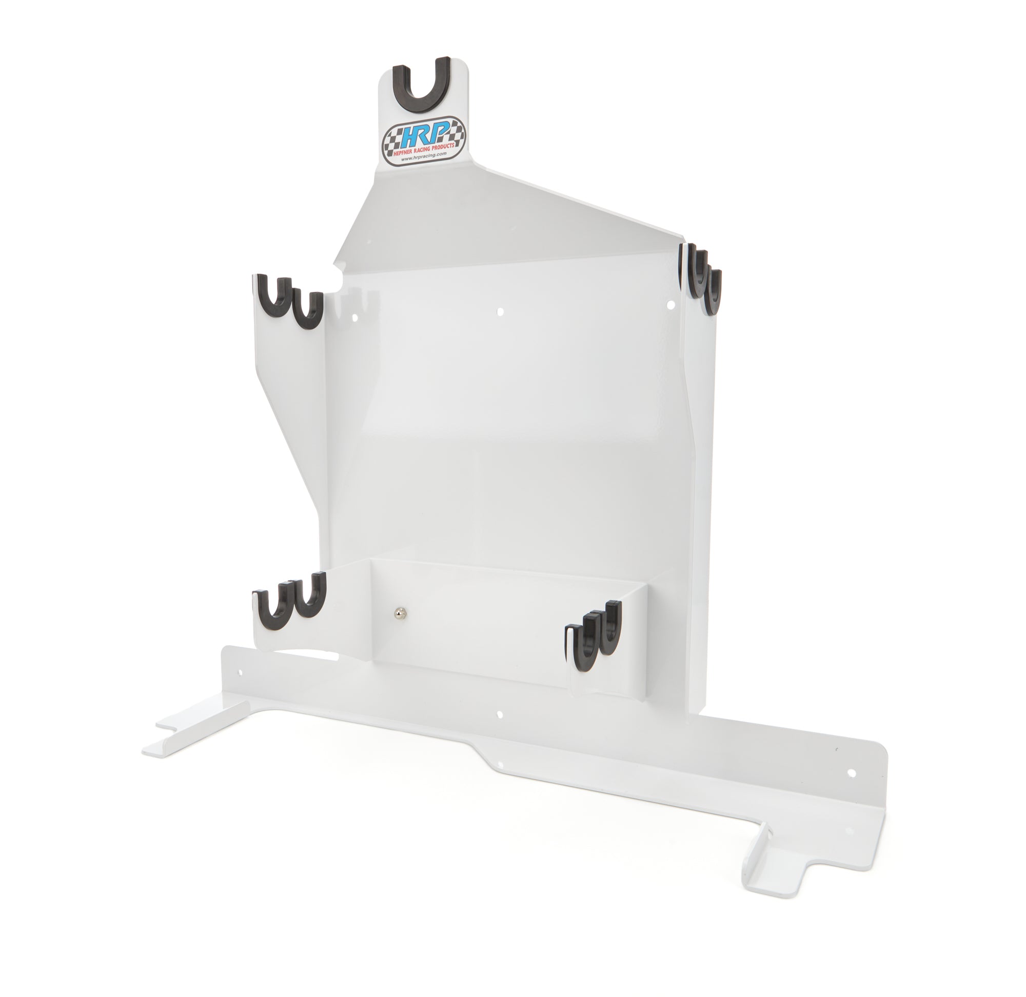 Hepner Racing Products HRP6135-WHT Nerf And Bumper Rack For Mounting In Trailer Hepner Racing Products HRP6135-WHT