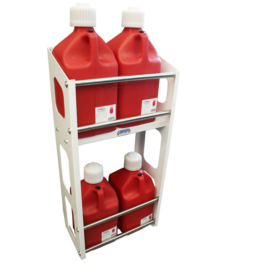 Hepner Racing Products HRP6359-6-WHT Jug Rack 6 Position White Hepner Racing Products HRP6359-6-WHT
