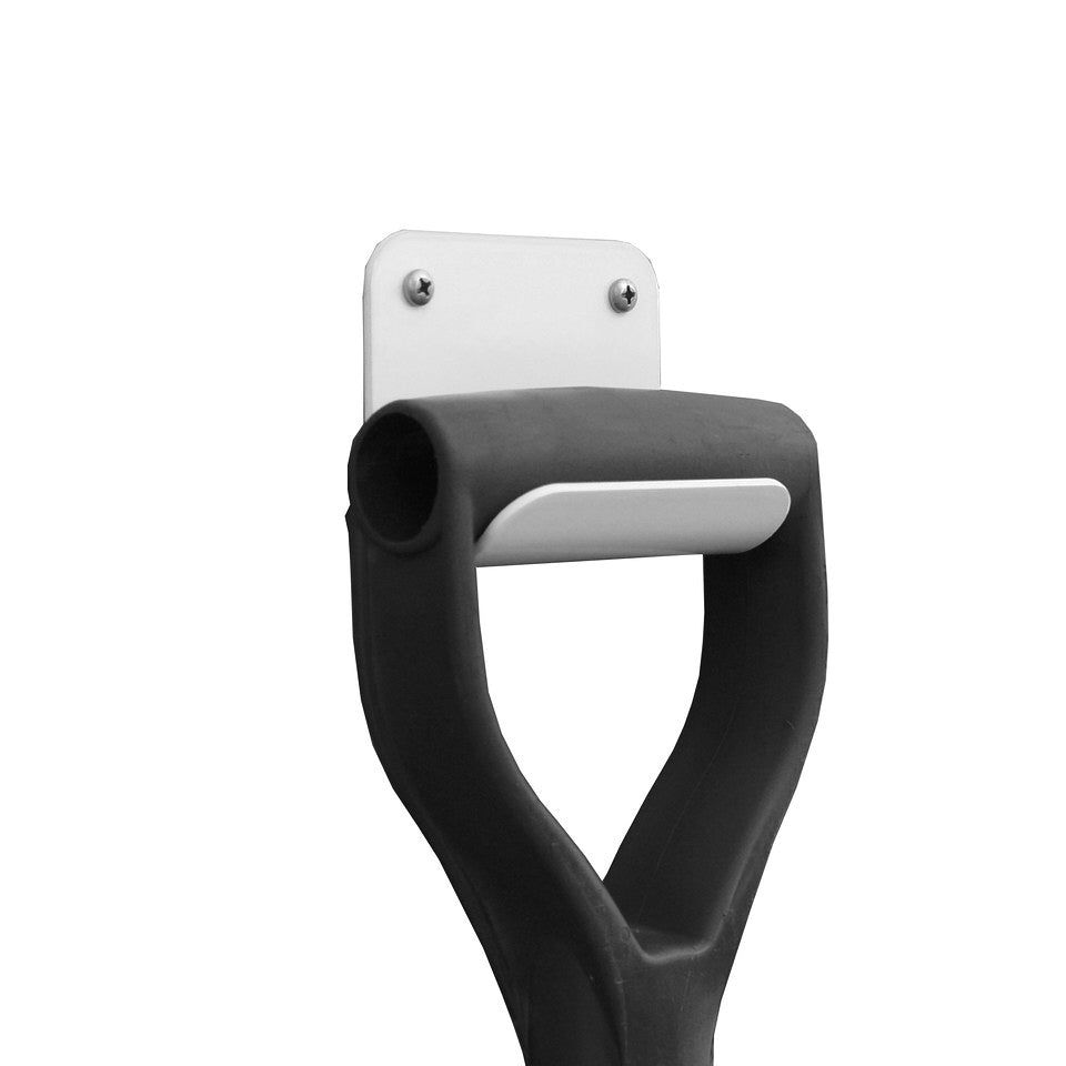 Hepner Racing Products HRP6391-WHT Shovel Holder Wall Mount White Hepner Racing Products HRP6391-WHT