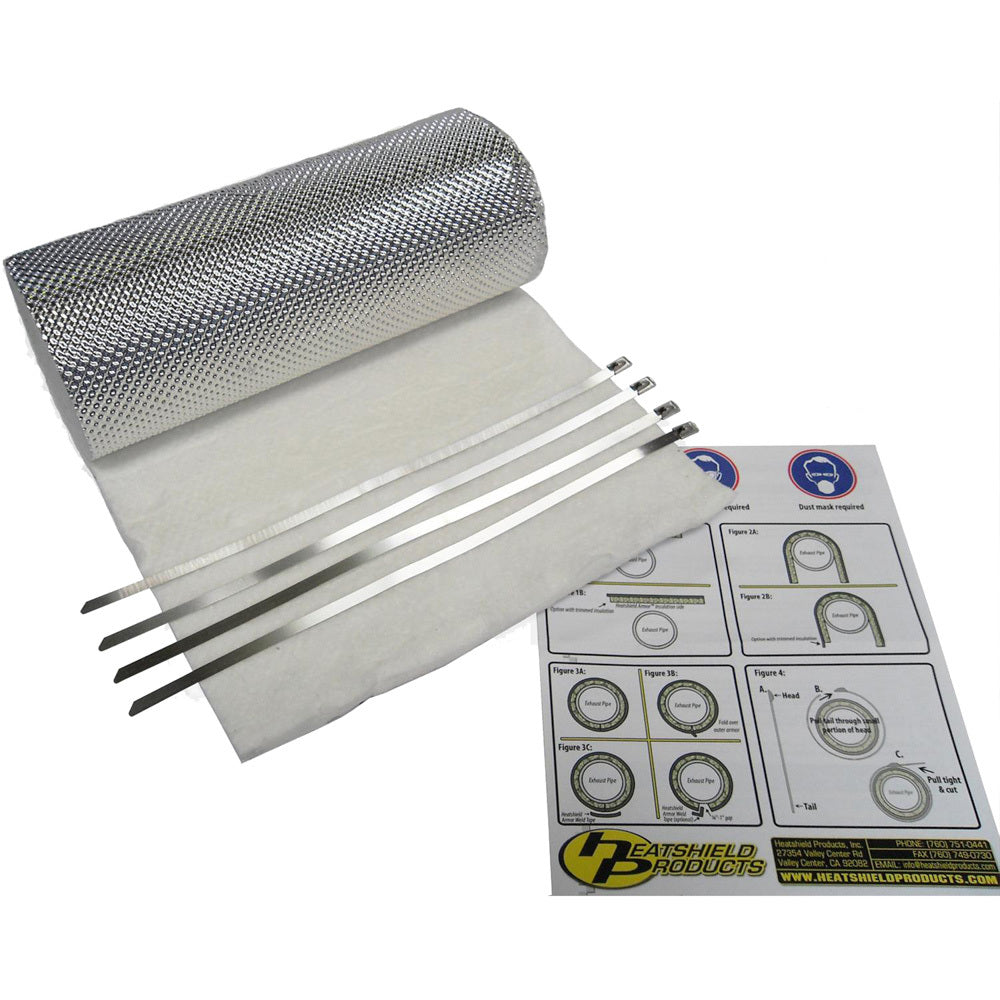 Heatshield Products 177014 Header Armor 1/2in Thick 1/8in x 24 in Heatshield Products 177014