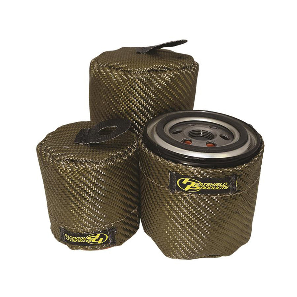 Heatshield Products 504704 Oil Filter Heat Shield Ford 5.0 Coyote Heatshield Products 504704