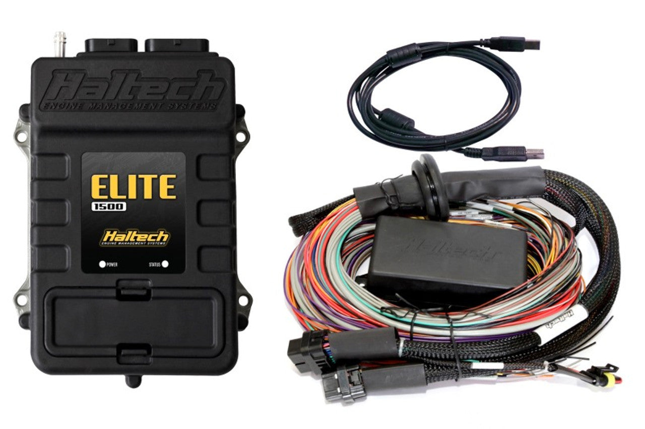 Haltech HT-150904 Elite 1500 w/Premium Uni Wire-in Harness Kit 2.5 Haltech HT-150904