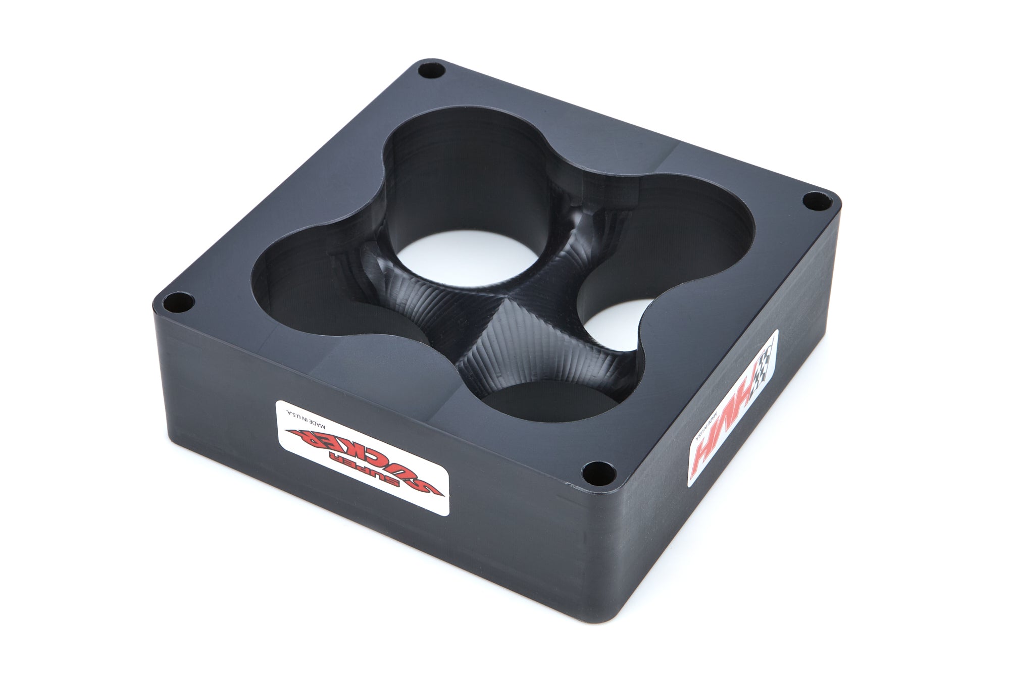 High Velocity Heads SS4500-2CN 2in Super Sucker Carb. Spacer Nylon - 4500 High Velocity Heads SS4500-2CN