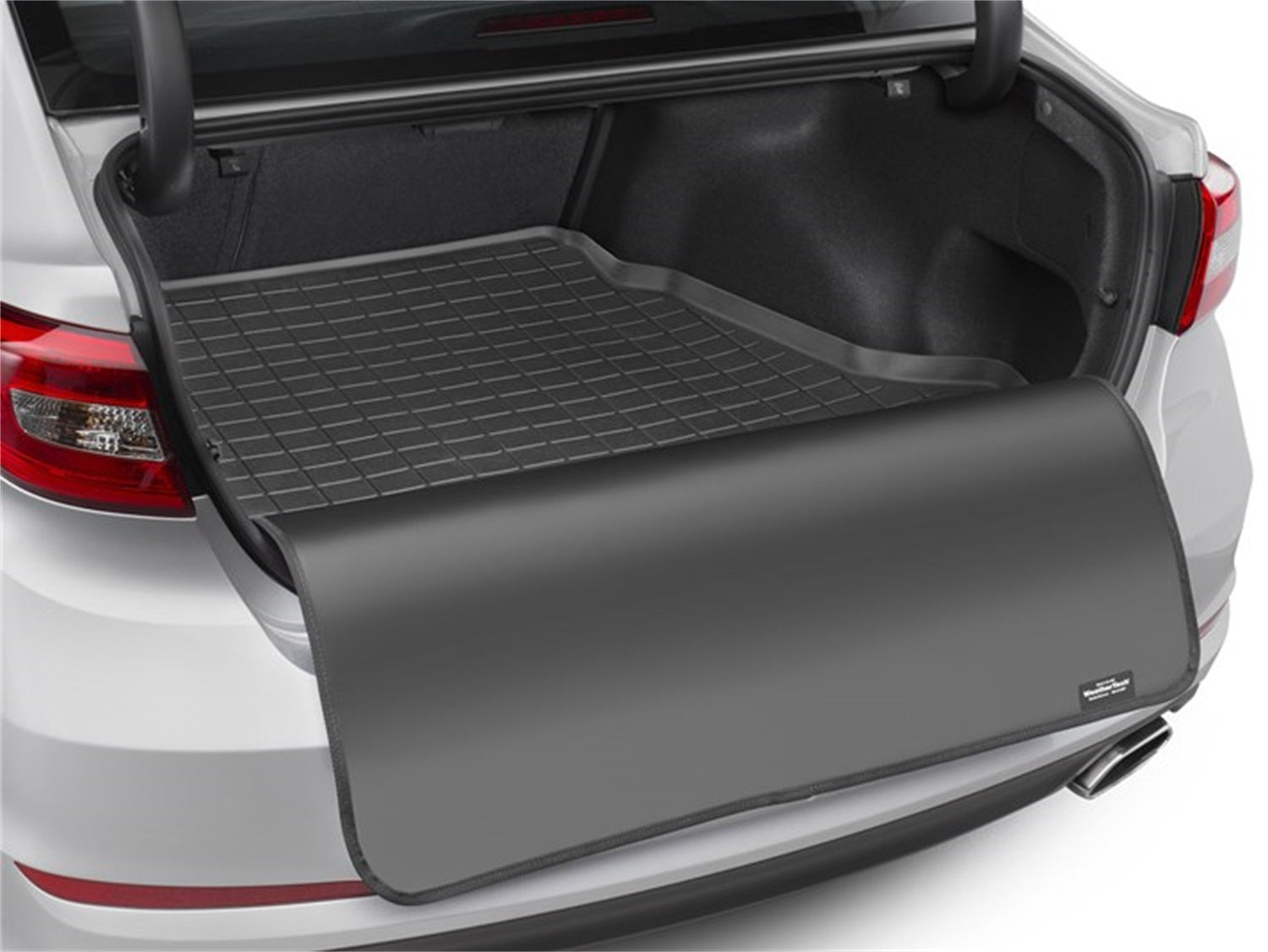 Weathertech 431461SK Cargo Liner w/Bumper Protector; Cocoa; Behind 2nd Row Seating; Weathertech 431461SK