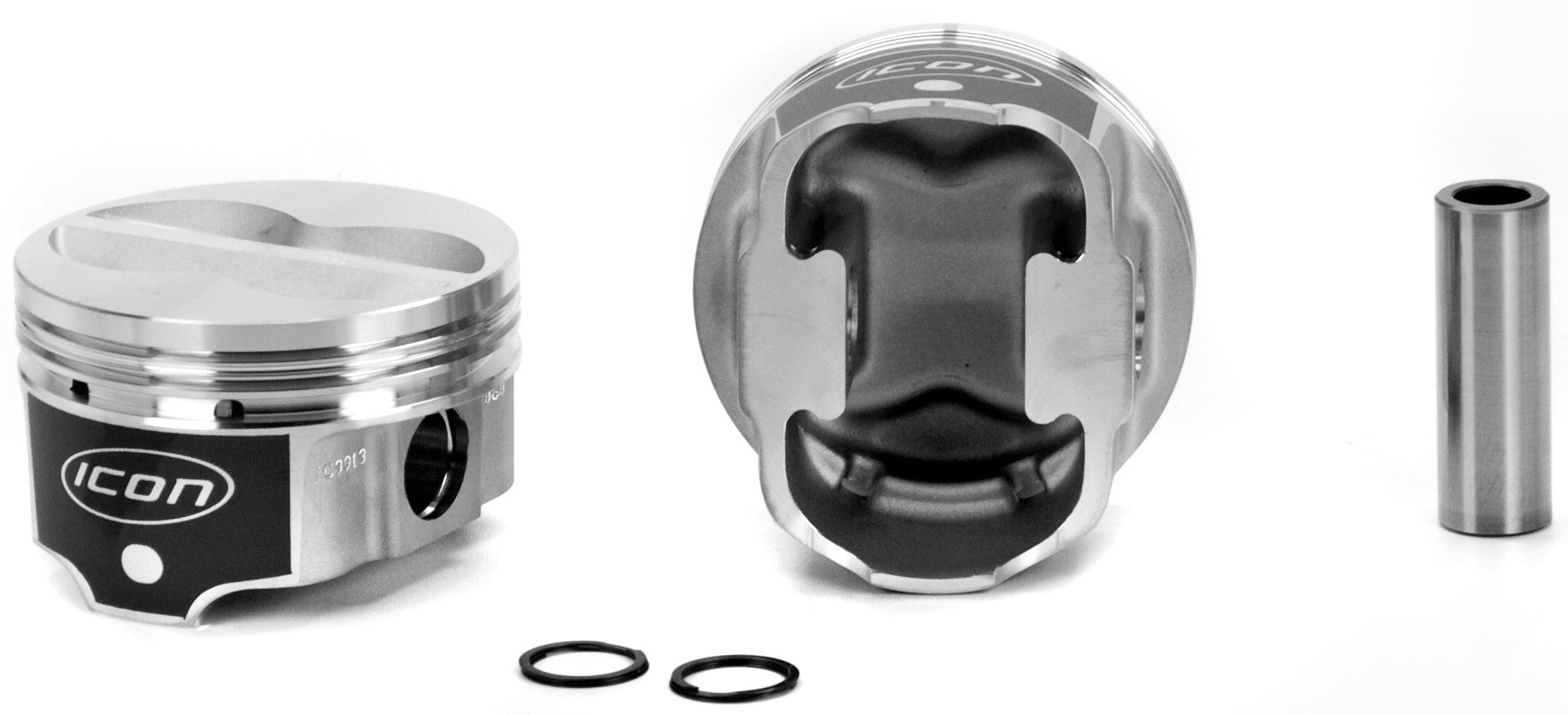 Icon Forged Pistons IC10004-.040 ICON FHR Piston - Chevy  350  Rod 5.700  Flat Top Icon Forged Pistons IC10004-.040