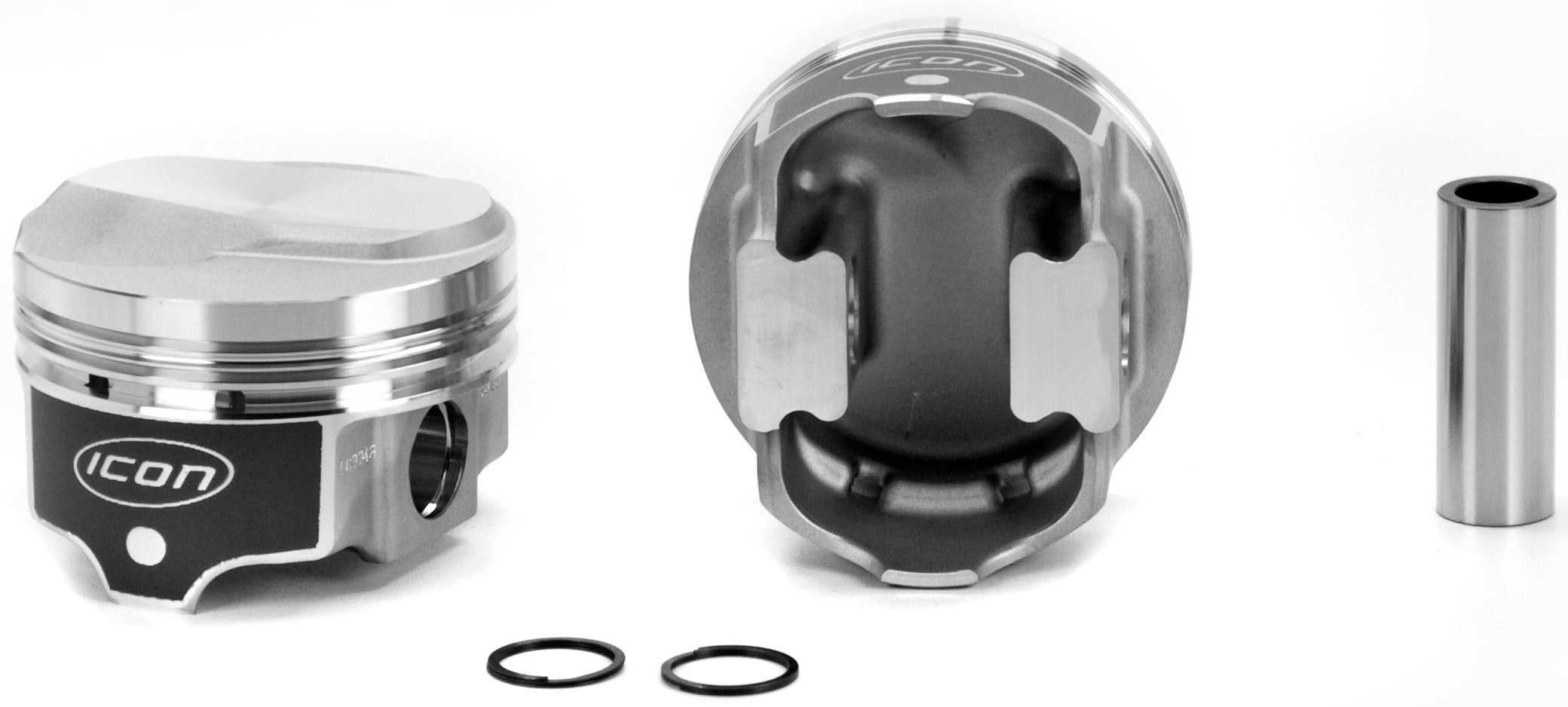 Icon Forged Pistons IC10007-.040 BBC Dome Piston Set 4.165 Bore  +17cc Icon Forged Pistons IC10007-.040