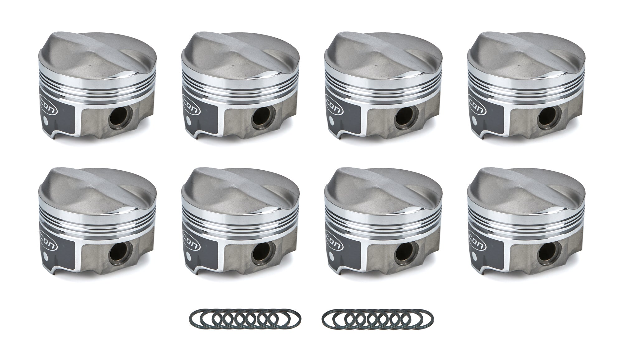 Icon Forged Pistons IC10009-.030 BBC FHR Domed Piston Set 4.155 Bore +41cc Icon Forged Pistons IC10009-.030