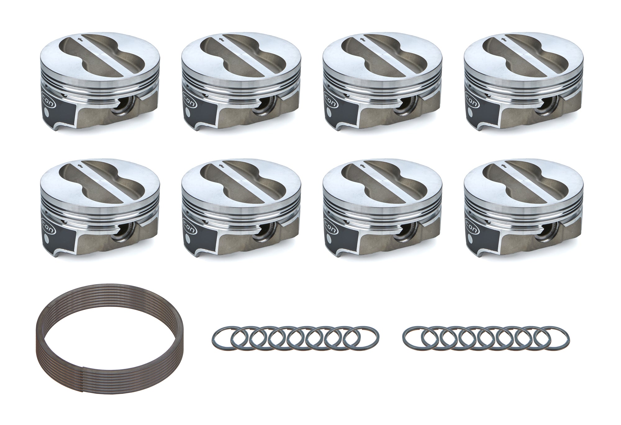 Icon Forged Pistons IC10016-.030 ICON FHR Piston - Chevy  383  6.00 Rod  -10cc Fla Icon Forged Pistons IC10016-.030