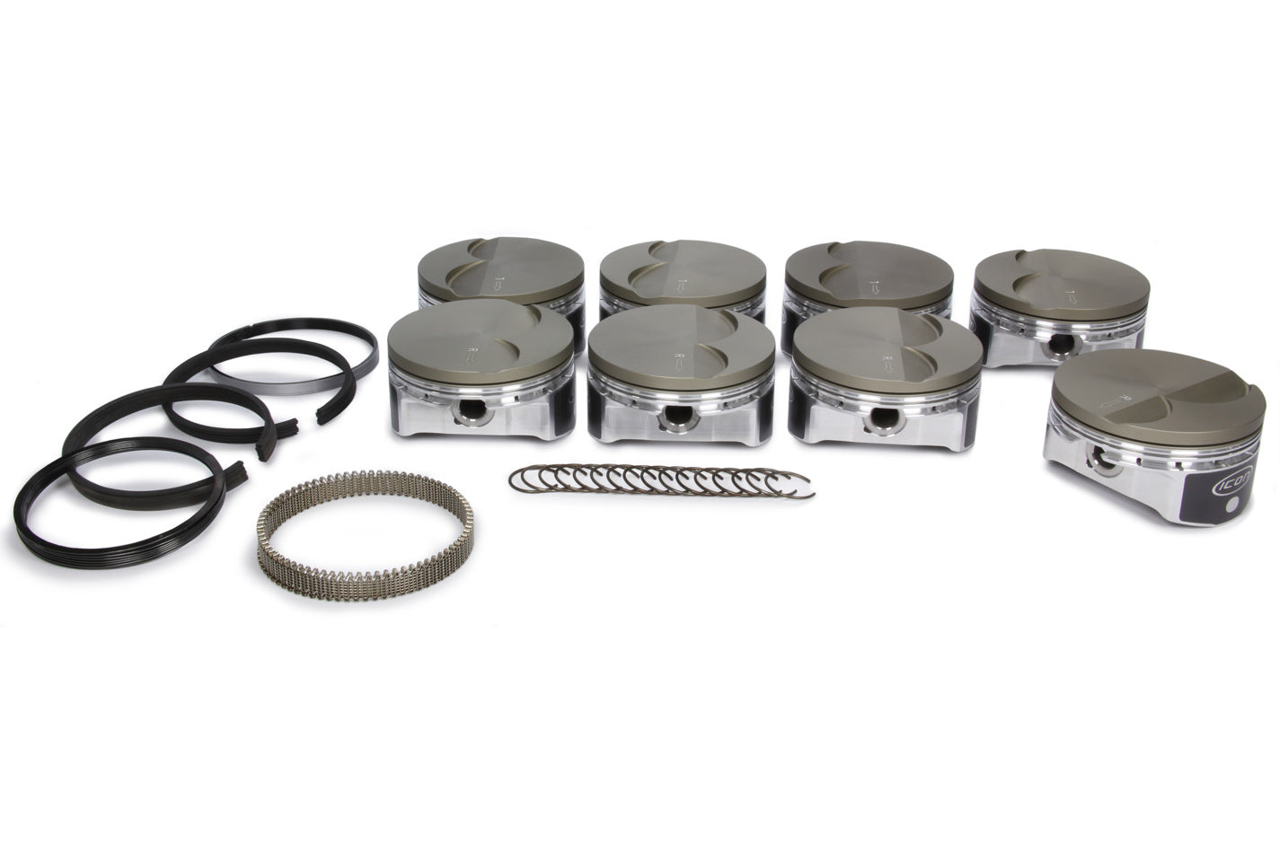 Icon Forged Pistons IC531CAKTS.010 LS 6.0L/6.2L FT Forged Piston/Ring Set 4.010 Icon Forged Pistons IC531CAKTS.010