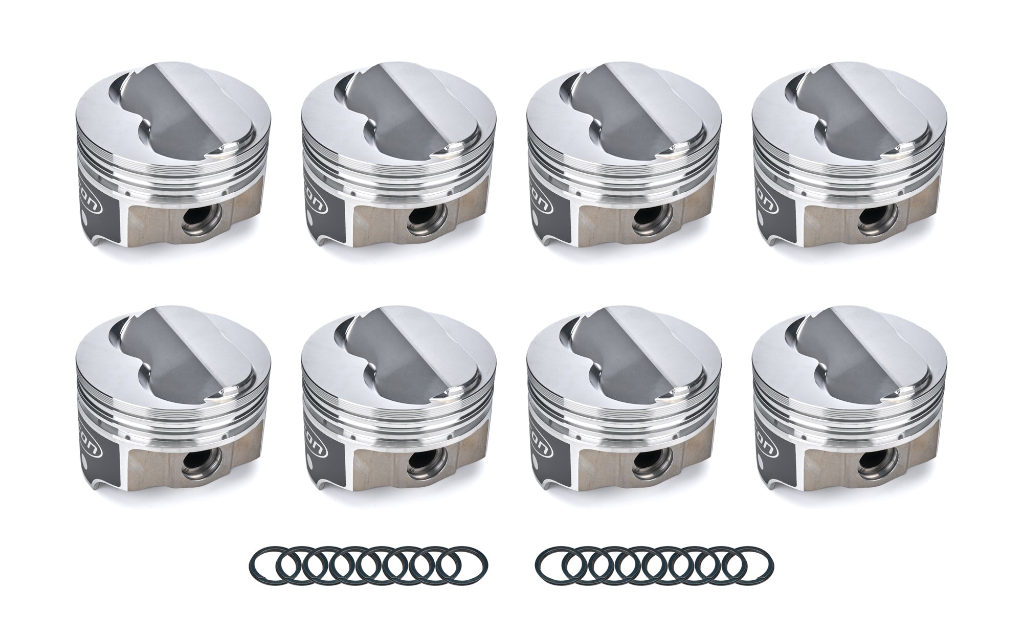 Icon Forged Pistons IC793.040 SBC Forged Domed Piston Set 4.040 Bore +6.3cc Icon Forged Pistons IC793.040