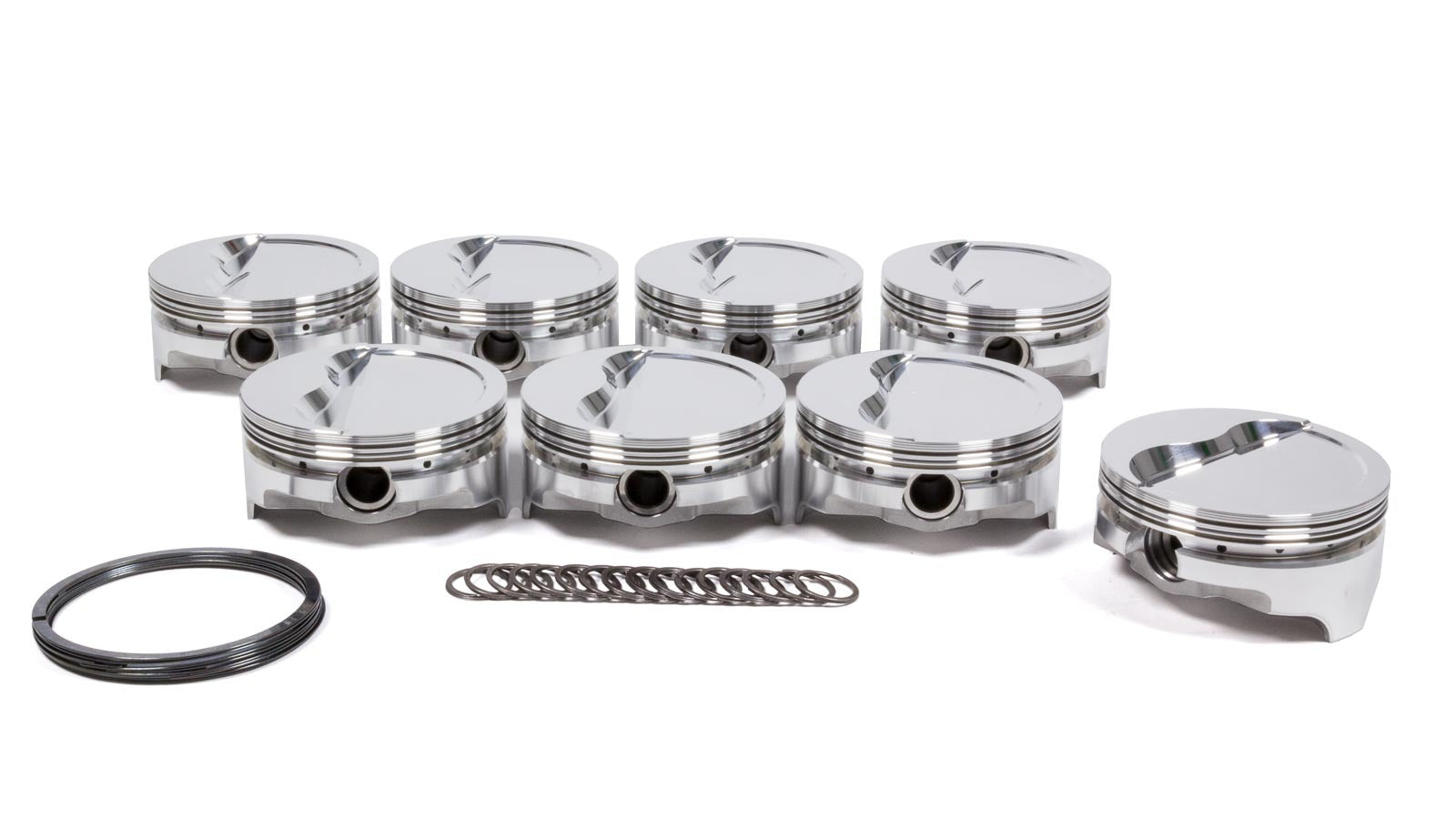 Icon Forged Pistons IC851.STD SBC Forged Dished Piston Set 4.125 Bore -15.2cc Icon Forged Pistons IC851.STD