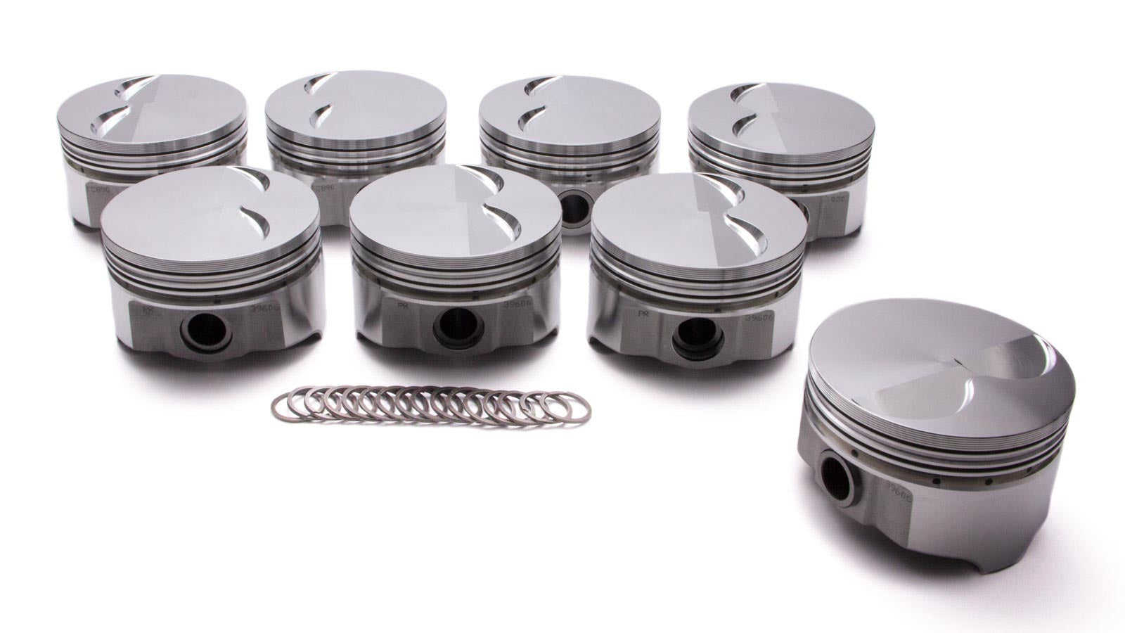 Icon Forged Pistons IC890.030 Pontiac 400 Forged F/T Piston Set 4.150 -4.5cc Icon Forged Pistons IC890.030