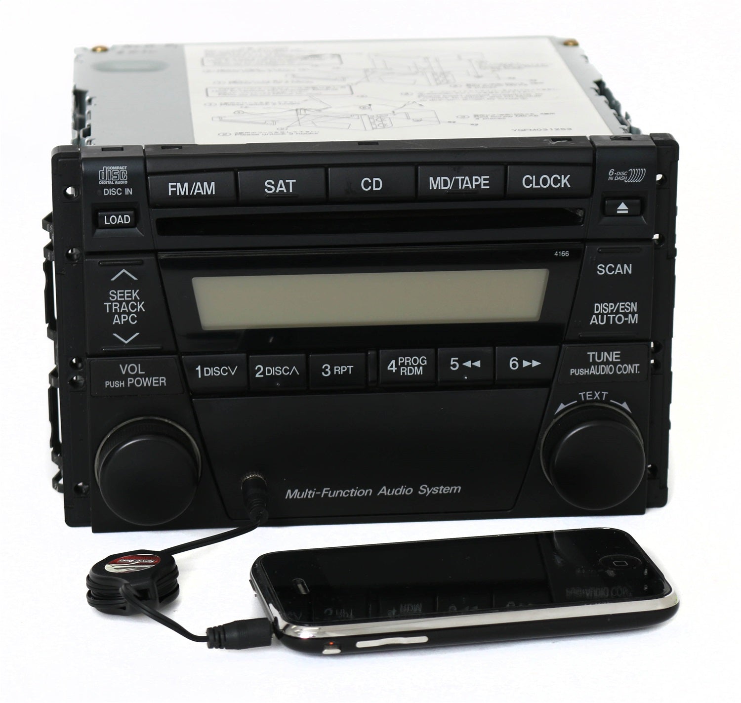 1 Factory Radio 638-01833-A AM FM Radio CD Player 1 Factory Radio 638-01833-A