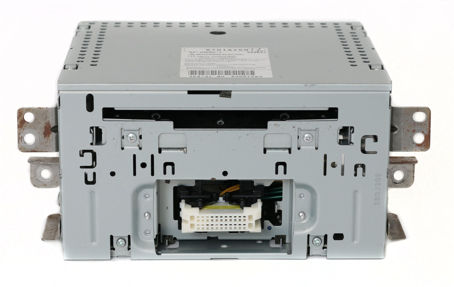 1 Factory Radio 638-50236A-NOA AM FM Radio CD Player; Remanufactured; Metallic; OE Part Number: 8701A250; 1 Factory Radio 638-50236A-NOA
