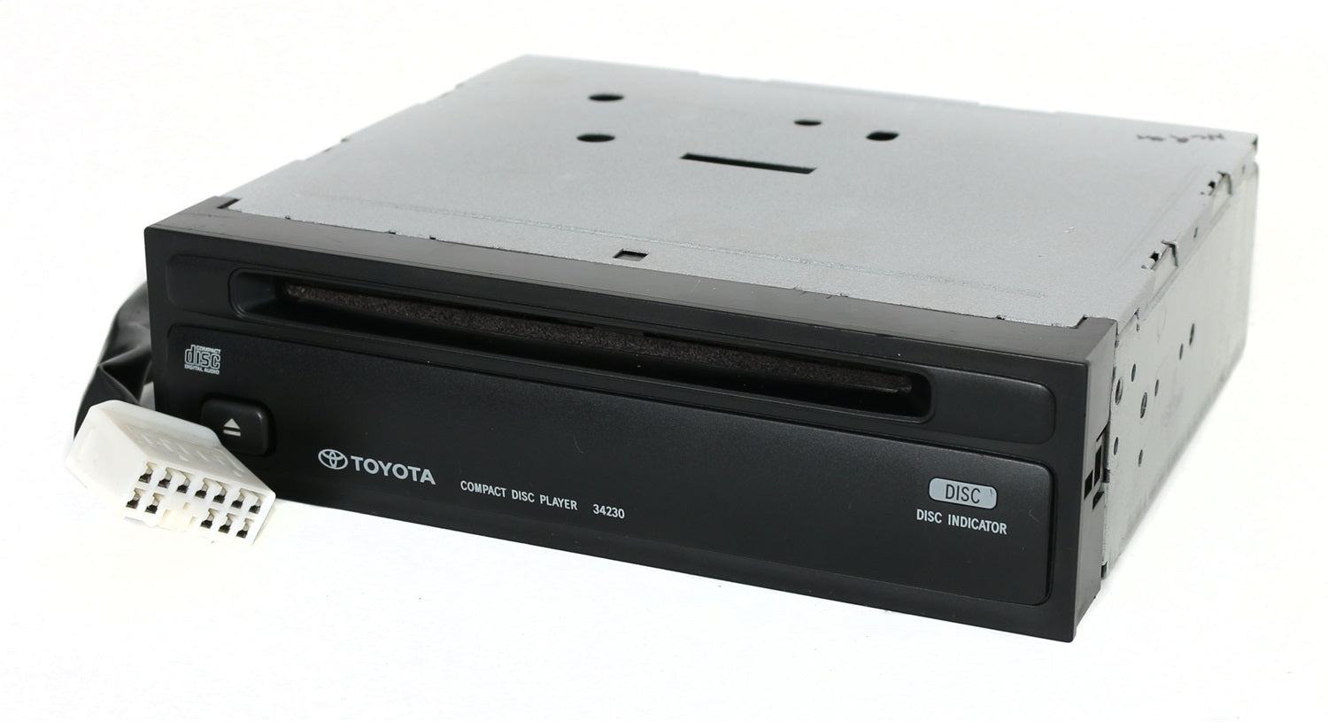 1 Factory Radio 638-57543-NOA CD Player; Remanufactured; Black; Single Disc; OE Part Number: 08601-00869; 1 Factory Radio 638-57543-NOA