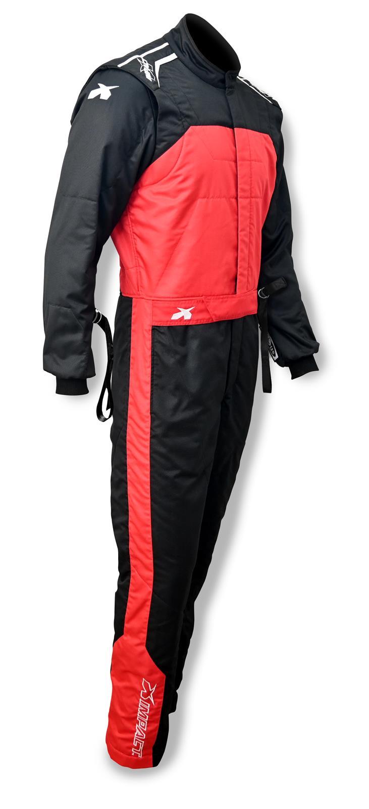 Impact Products 21411607 Suit Mini Racer 2.4 1pc X-Large Blk/Red Impact Products 21411607