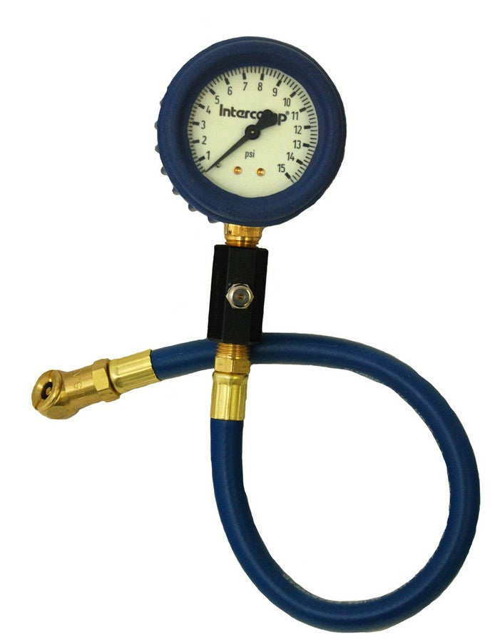 Intercomp 360068 Deluxe Air Gauge 2.5in 0-15 Glow-in Dark Intercomp 360068