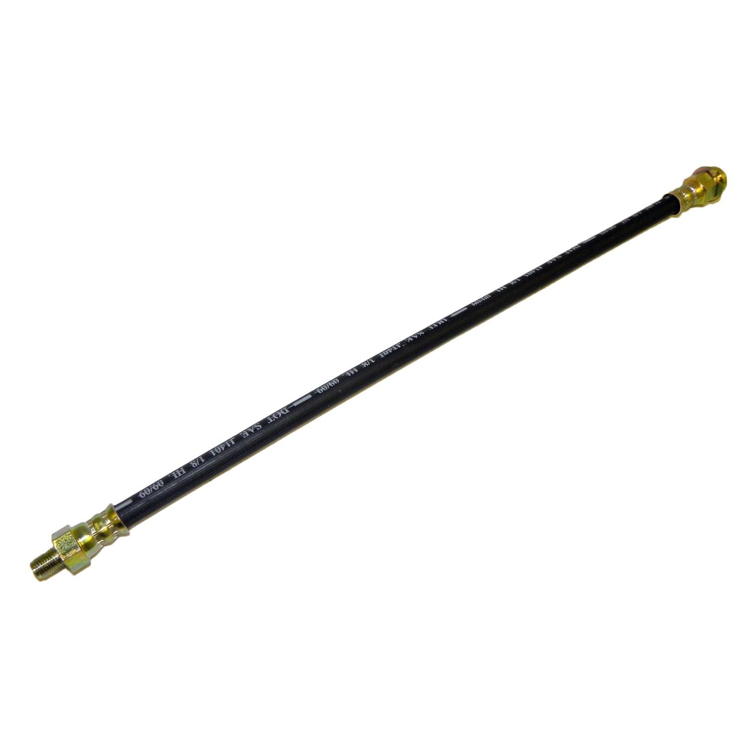 Crown Automotive Jeep Replacement J0937884 Brake Hose; Rear; 16 in.; Crown Automotive Jeep Replacement J0937884