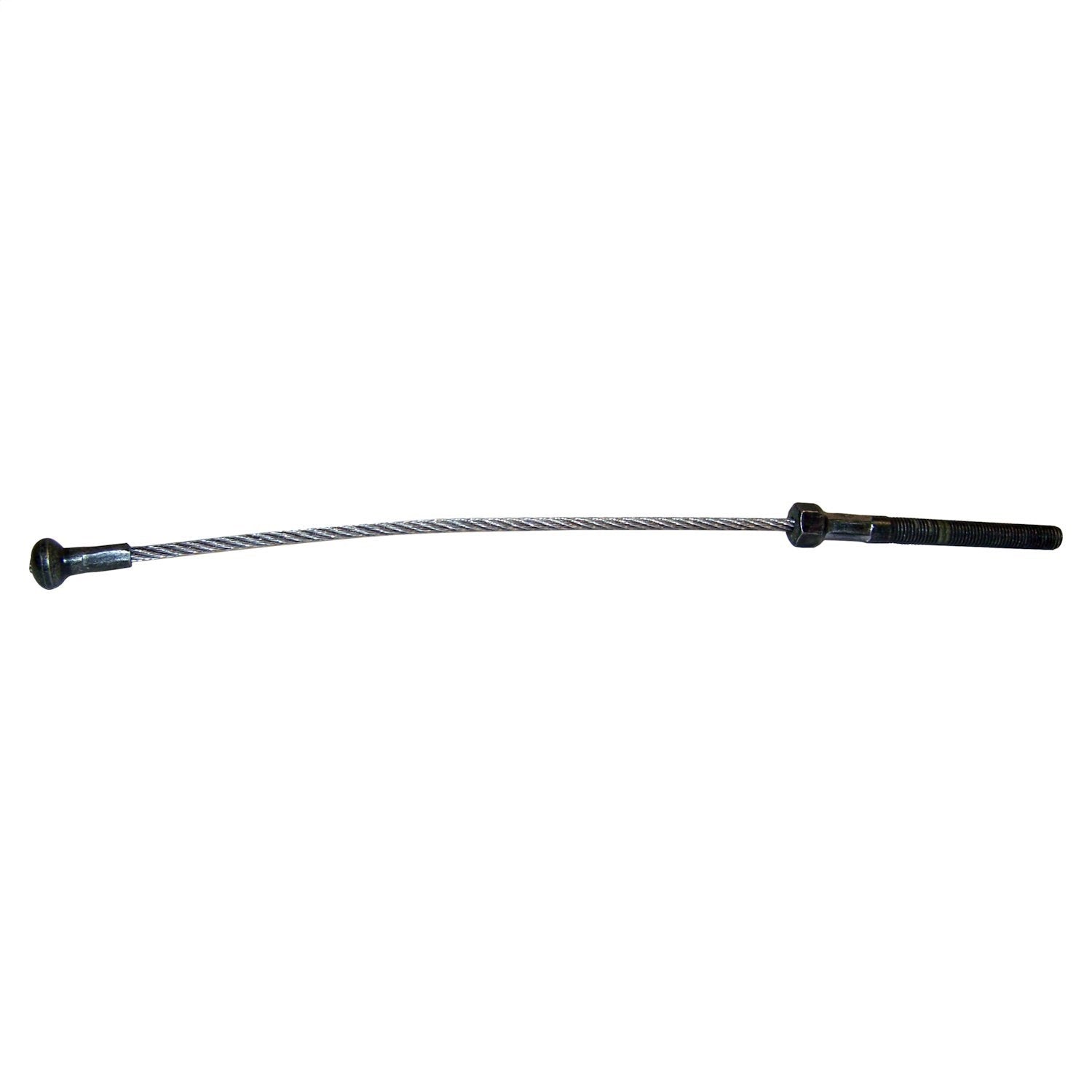 Crown Automotive Jeep Replacement J0948726 Clutch Cable; Threaded End And Ball Other End; Crown Automotive Jeep Replacement J0948726