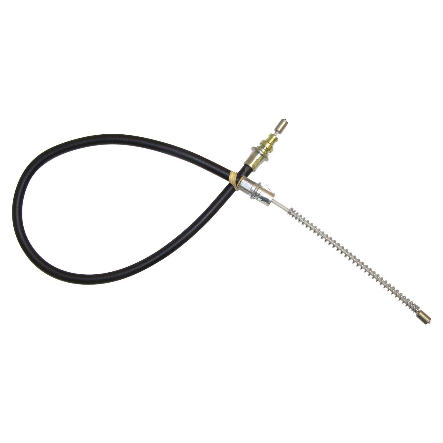 Crown Automotive Jeep Replacement J3233903 Parking Brake Cable; Rear Left; 31.25 in. Long; Crown Automotive Jeep Replacement J3233903