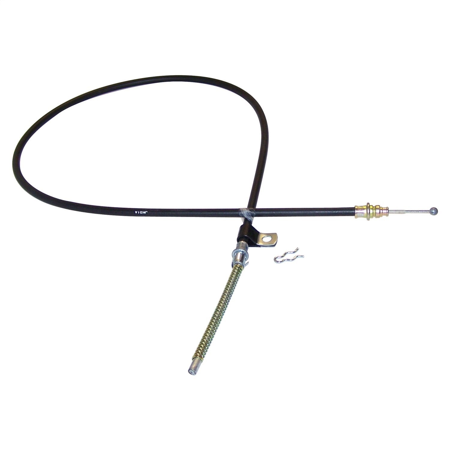 Crown Automotive Jeep Replacement J3233904 Parking Brake Cable; Rear Right; 60.5 in. Long; Crown Automotive Jeep Replacement J3233904