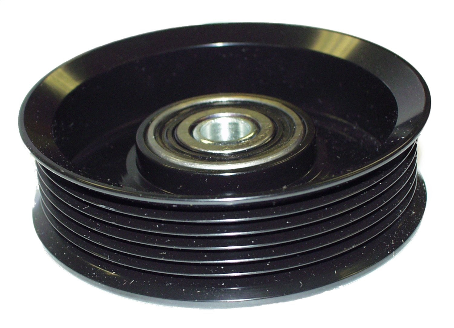 Crown Automotive Jeep Replacement J3239821 Drive Belt Idler Pulley; 100mm; 6 Groove; Crown Automotive Jeep Replacement J3239821