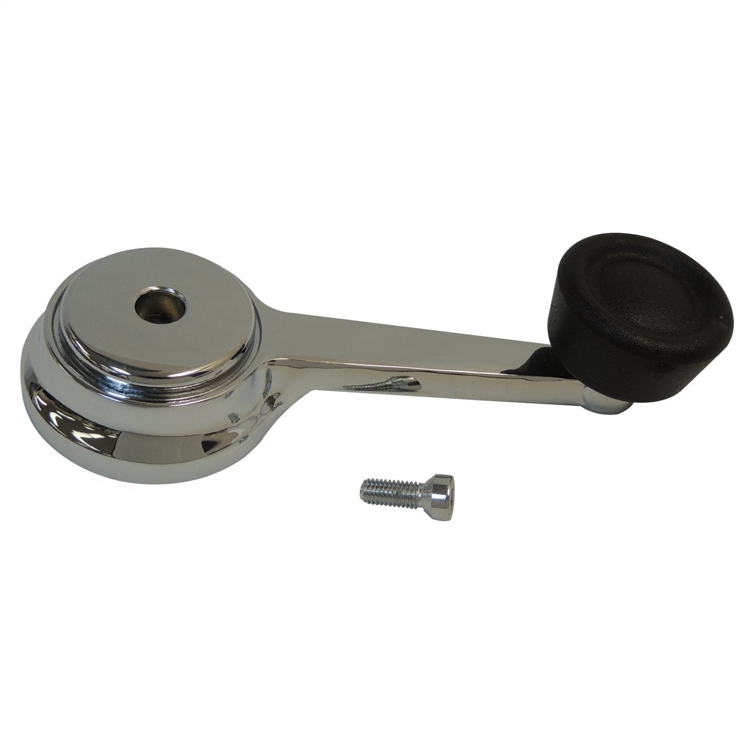 Crown Automotive Jeep Replacement J3678907 Window Crank Handle; Chrome; w/o Door Speakers; Crown Automotive Jeep Replacement J3678907