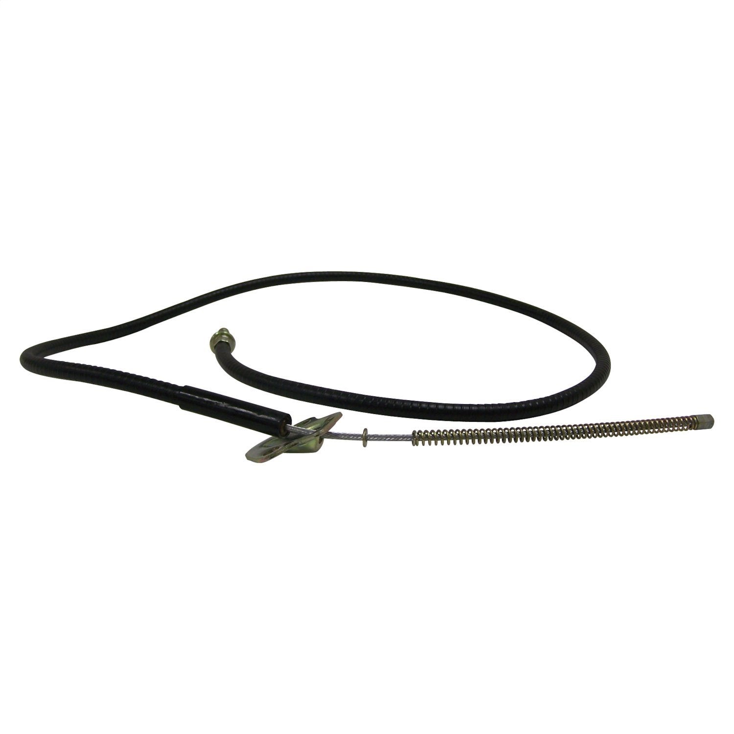 Crown Automotive Jeep Replacement J5355324 Parking Brake Cable; Rear Right; w/11 in. Brakes; 62 in. Long; Bolt On Style; Crown Automotive Jeep Replacement J5355324