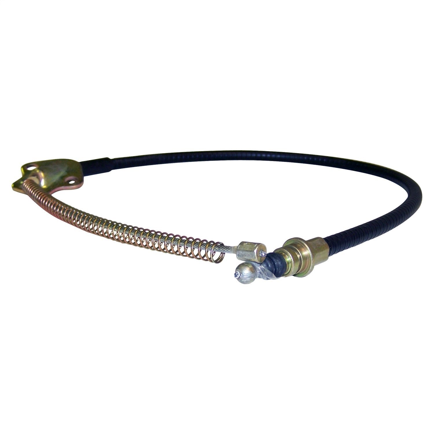 Crown Automotive Jeep Replacement J5355325 Parking Brake Cable; Rear Left; w/11 in. Brakes; 30.5 in. Long; Bolt On Style; Crown Automotive Jeep Replacement J5355325