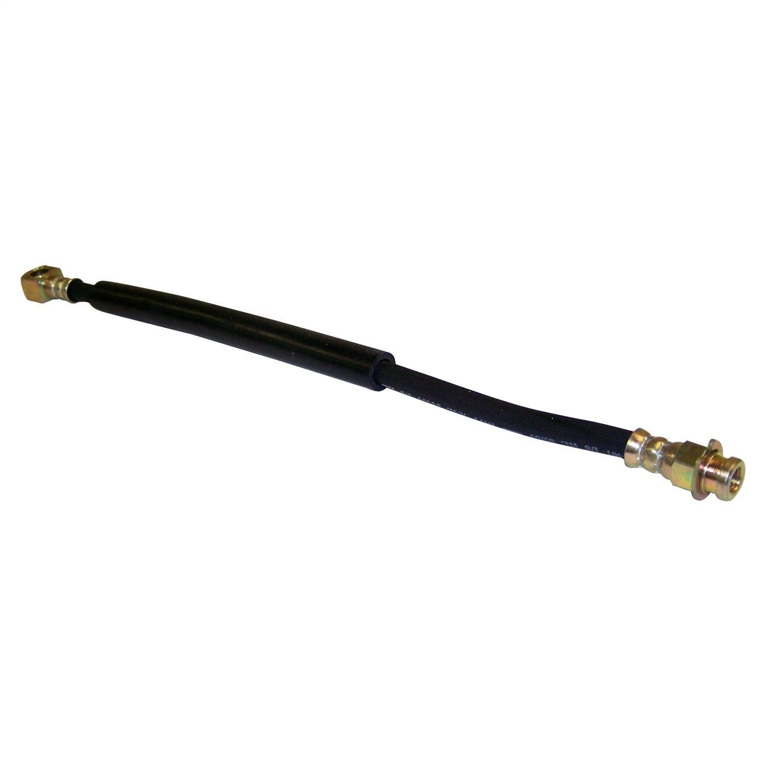 Crown Automotive Jeep Replacement J5356598 Brake Hose; Front; Round End; Crown Automotive Jeep Replacement J5356598